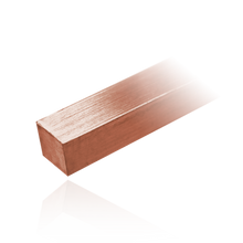 Load image into Gallery viewer, Pink Gold-Filled Square Soft Wire