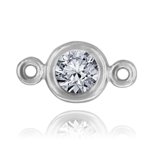 Load image into Gallery viewer, ITI NYC Round Bezel with Rings in Sterling Silver (2.00 mm - 4.00 mm)