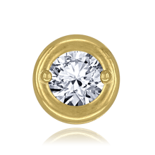 Load image into Gallery viewer, ITI NYC Round Bezels With Two Prongs in 14K Gold (4.00 mm - 5.75 mm)