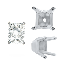 Load image into Gallery viewer, ITI NYC Round V-Side Settings in 14K Gold (4.00 mm - 9.25 mm)