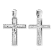 Load image into Gallery viewer, ITI NYC Classic Crucifix Pendant in Sterling Silver