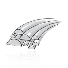 Load image into Gallery viewer, Sterling Silver Domed Soft Wire