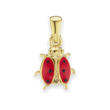 Load image into Gallery viewer, Ladybug Charm (16 x 10mm)