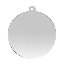 Load image into Gallery viewer, Sterling Silver Round Disc With Loop (.030" thickness)