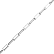 Load image into Gallery viewer, Bulk / Spooled Trace Elongated Cable Chain in Sterling Silver (2.50 mm - 7.80 mm)