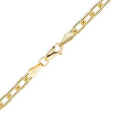 Load image into Gallery viewer, Christopher St. Cable Anklet in 14K Yellow Gold