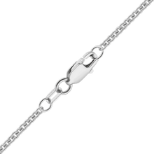 Load image into Gallery viewer, Chelsea Cable Anklet in 18K White Gold