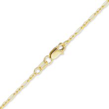 Load image into Gallery viewer, FiDi Figaro Cable Anklet in 14K Yellow Gold