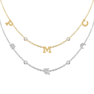 Initial Necklaces