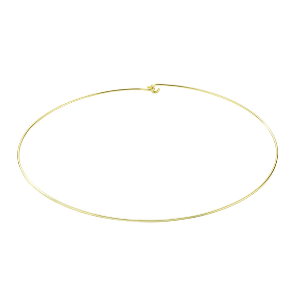 Plain Wire Choker in 18K Gold