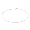 Plain Wire Choker in 18K Gold