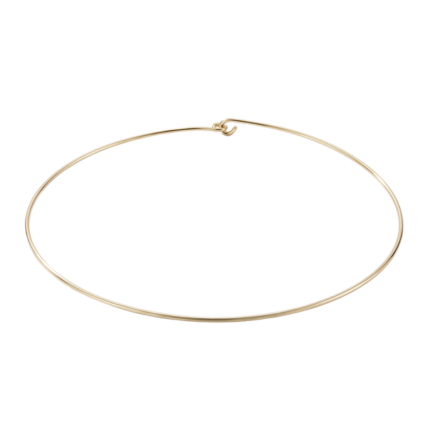 Plain Wire Choker in 18K Gold