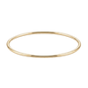 Plain Wire Bangle Bracelet in 10K Gold
