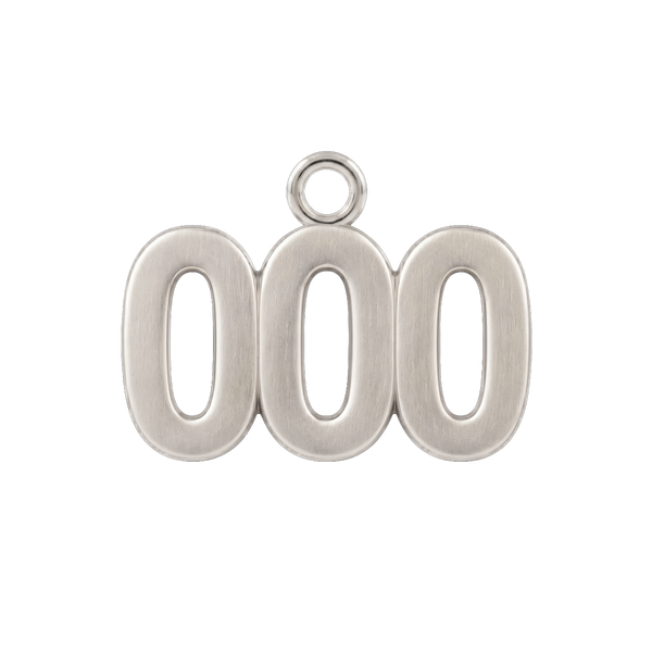 Classic Angel Number Pendants in 14K Gold (15 mm)
