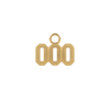 Basic Angel Numbers in 14K Gold (4.7 mm) (Semi-Polished)