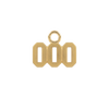 Basic Angel Numbers in 14K Gold (5.3 mm) (Semi-Polished)