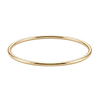 Plain Wire Bangle Bracelet in 14K Gold