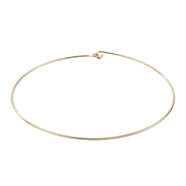 Plain Wire Choker in 18K Gold
