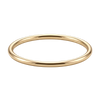 Plain Wire Bangle Bracelet in 14K Gold