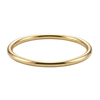 Plain Wire Bangle Bracelet in 14K Gold