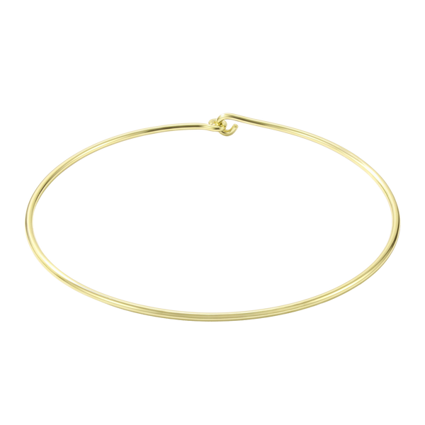 Plain Wire Choker in 18K Gold