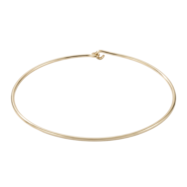 Plain Wire Choker in 18K Gold
