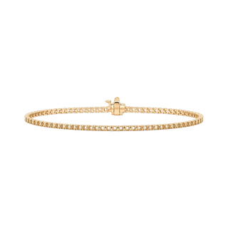 4 Prong Round Tennis Bracelet Mounting in 18K Gold (.025 ct / 1.75 mm)