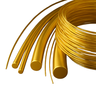 14K Yellow Round Wire