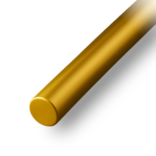10K Yellow Round Wire