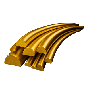 Yellow Gold-Filled Domed Soft Wire