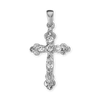 ITI NYC Apostles Cross Pendant with Cubic Zirconia in Sterling Silver