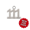 Classic Angel Number Pendants in Sterling Silver (12.5 mm)