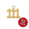 Classic Angel Number Pendants in 14K Gold (12.5 mm)