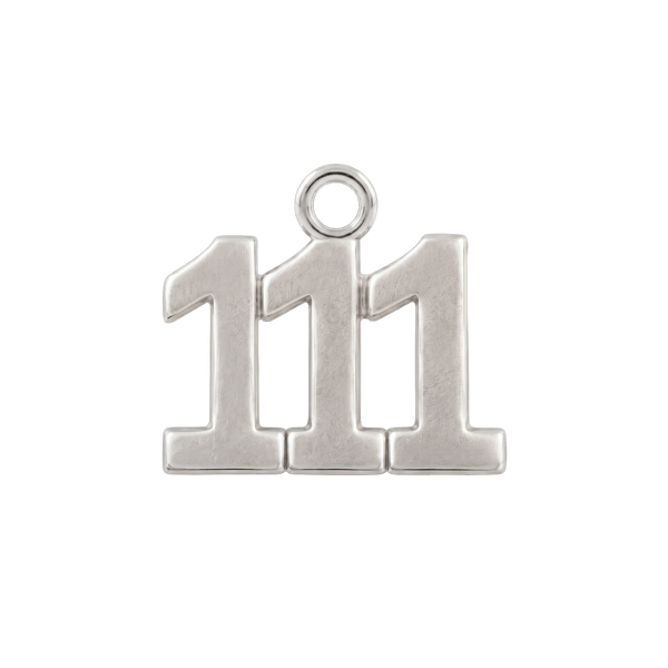 Classic Angel Number Pendants in 14K Gold (15 mm)