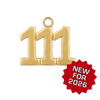 Classic Angel Number Pendants in 14K Gold (20 mm)