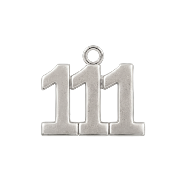 Classic Angel Number Pendants in 14K Gold (20 mm)