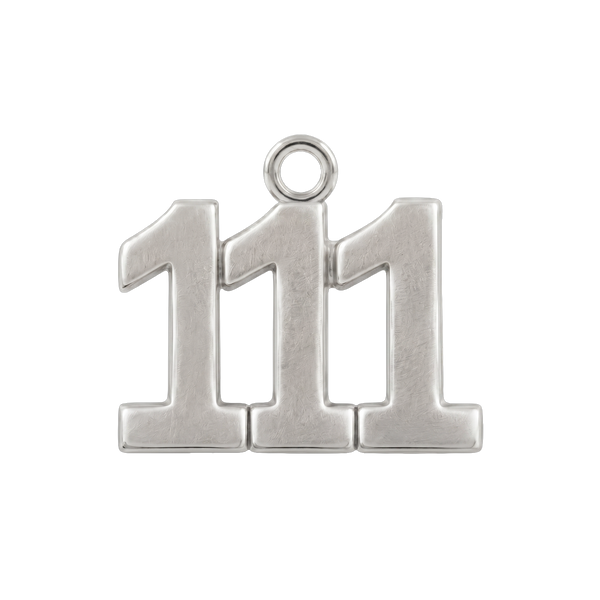 Classic Angel Number Pendants in 14K Gold (25 mm)