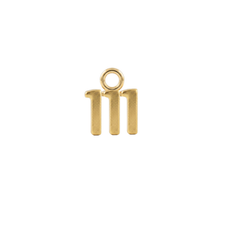 Basic Angel Numbers in 14K Gold (4.7 mm) (Semi-Polished)