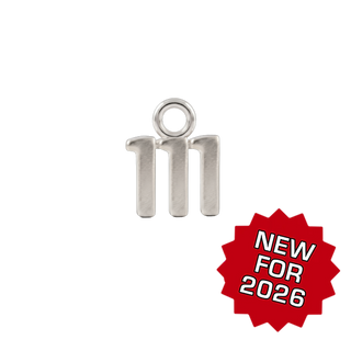 Basic Angel Numbers in Sterling Silver (5.3 mm) (Semi-Polished)