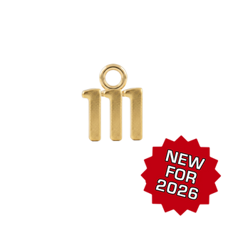 Basic Angel Numbers in 14K Gold (5.3 mm) (Semi-Polished)