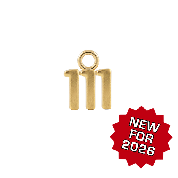 Basic Angel Numbers in 14K Gold (5.3 mm) (Semi-Polished)