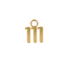 Basic Angel Numbers in 14K Gold (5.3 mm) (Semi-Polished)