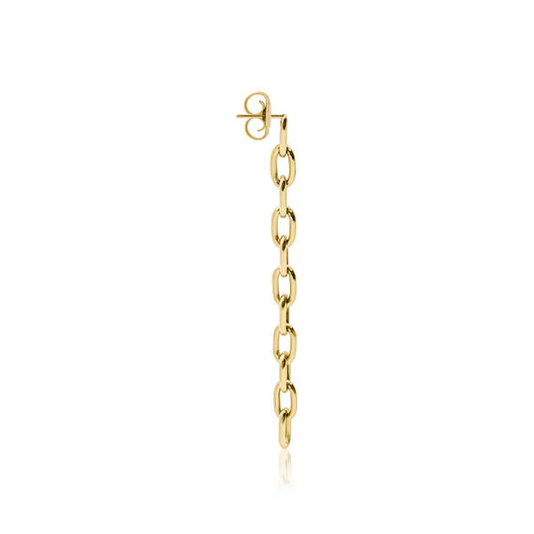 Houston St. Semi-Solid Cable Chain Earrings