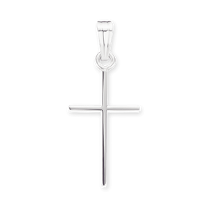 ITI NYC 14K Gold Thin Plain Cross Pendant