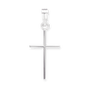 ITI NYC 14K Gold Thin Plain Cross Pendant