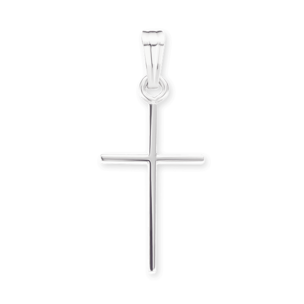 ITI NYC 14K Gold Thin Plain Cross Pendant