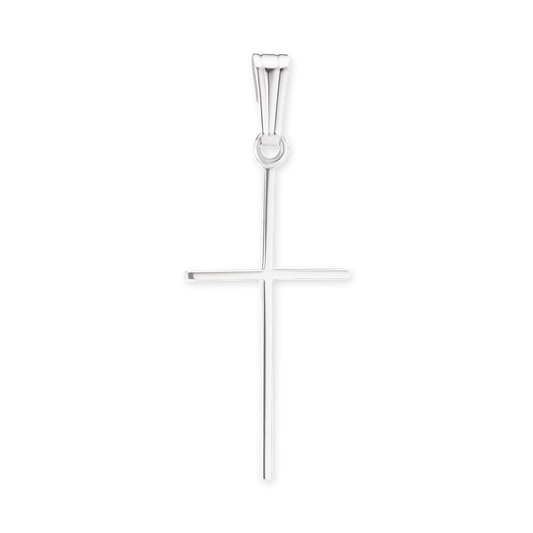 ITI NYC 14K Gold Thin Plain Cross Pendant