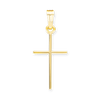 ITI NYC 14K Gold Thin Plain Cross Pendant