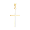 ITI NYC 14K Gold Thin Plain Cross Pendant
