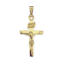 Load image into Gallery viewer, ITI NYC Classic Crucifix Pendant in 14K Gold
